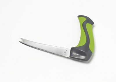 Couteau-fourchette avec poignée ergonomique