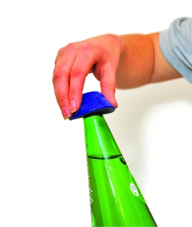 Anti-Slip bottle opener - blue