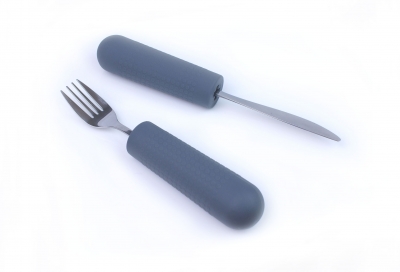 Anti-Slip Cutlery Grip - adult grey