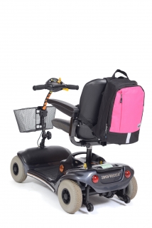 Rugzak Mobility klein - zwart/roze
