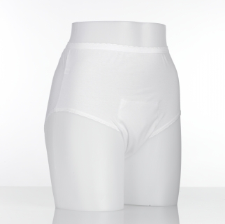 Slips incontinence lavables avec poche intégrée femmes - tour de taille 75-90 cm