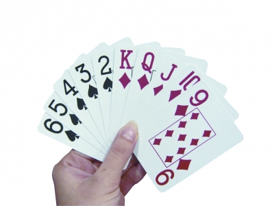 Large number playing cards