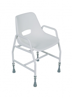 Stationary Shower chair -Adjustable Height - adjustable height