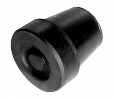 Kruk- en stokdoppen - 16 mm zwart