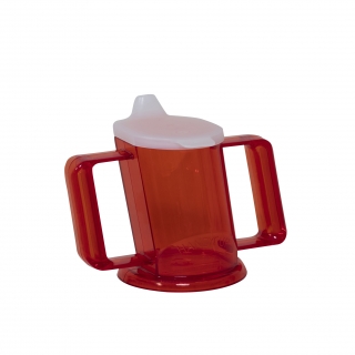 HandyCup with lid - red