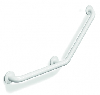 135° Angled Grab Bar - 400 x 400 mm 3 mounting points, right