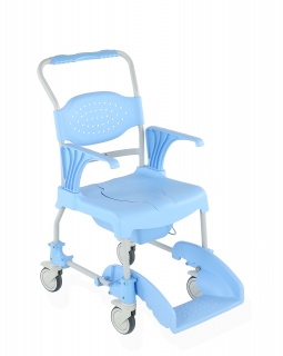 Mobile shower and commode chair - chair