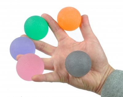 Gel Therapy Balls - pink - extra soft