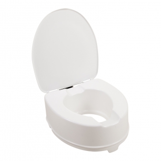 Raised Toilet Seat - 15 cm with lid