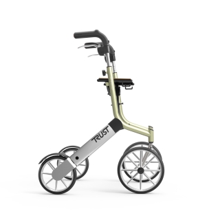 Let's Go Out rollator    - beige/silver