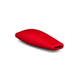 Cutlery grip pad for fork and spoon - red