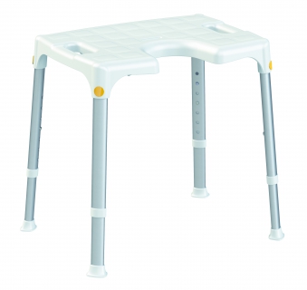 Rectangular Shower chair  - shower stool with cut-out 