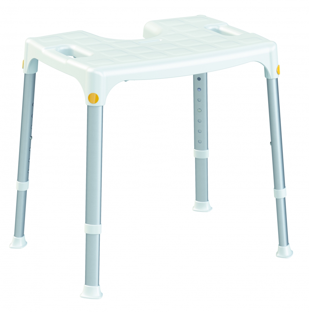 Rechthoekige douchekruk douchekruk met uitsparing Able2