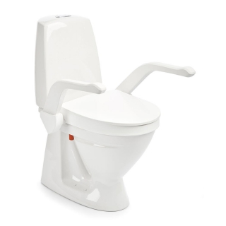 My-Loo raised toilet seat fixed mounting - 6 cm with armrests