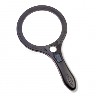 Round LED lighted magnifier - 10.5 cm