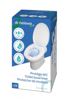 Hygienic collection bags  - toilet bowl 