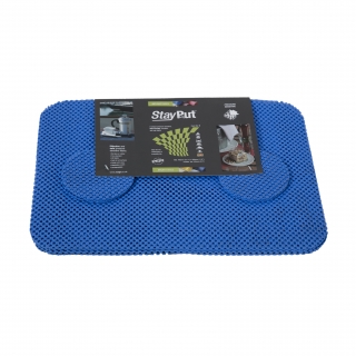 Tablemat and coaster set - electric blue