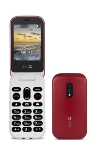 Mobiele telefoon 6040 2G   - rood/wit