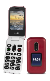 Mobiele telefoon 6060 2G   - rood/wit