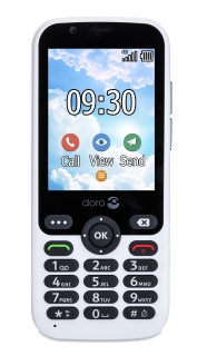 Mobiele telefoon 7010 4G WhatsApp & Facebook - wit