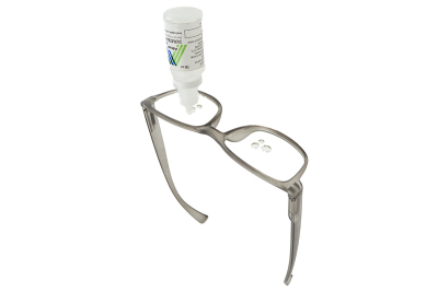 Eye drop glasses for easy dose of eye drops