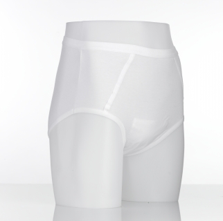 Slips incontinence lavables avec poche intégrée hommes - tour de taille 122-137 cm