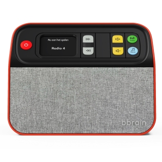 BBrain Muziekspeler Rood             - rood