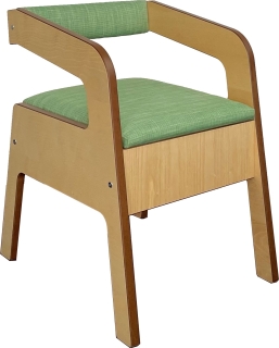 Commode hêtre - vert