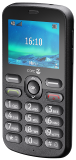 Doro 1880 mobiele telefoon 4G zwart