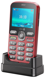 Doro 1880 mobiele telefoon 4G rood