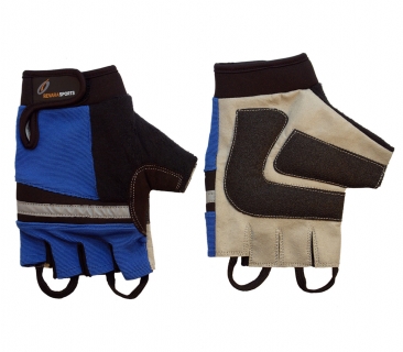Wheelchair gloves blue - XS