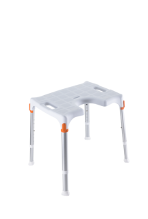 Rectangular Shower chair  - shower stool with cut-out 