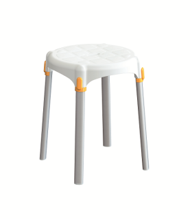 Shower stool – round - fixed height 