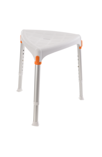 Shower stool – triangle - adjustable height