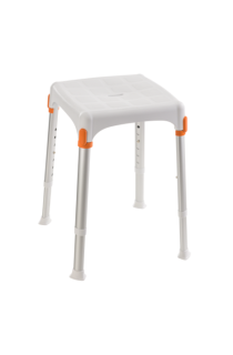 Shower stool – square - adjustable height