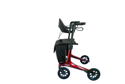 Able2 Titan Carbon Ultralight rollator Rood