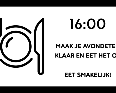 NL - Luengo BBrain Basic Analoog – Herinnering Avondeten