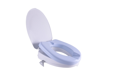Soft Seat for Atlantis Toilet Raiser - clear blue