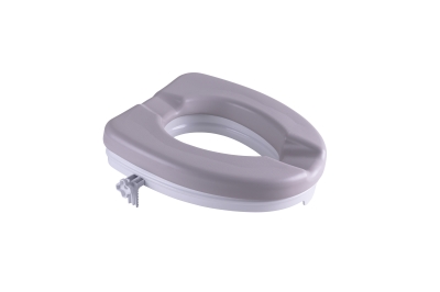 Soft Seat for Atlantis Toilet Raiser - clear grey