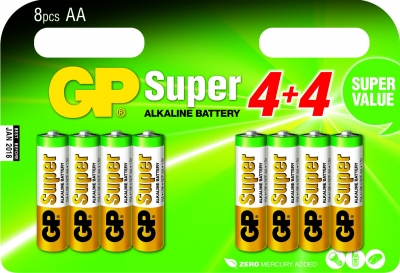 Piles AA Super Alkaline multipack - 8 piles